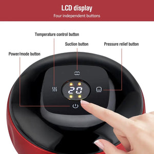 Electric Cupping Massager, Anti Cellulite Wireless Massager, 3 In 1 Electric Handheld Dynamic Suction Massager, Electric Anti Cellulite Suction Cup, Vacuum Cupping Massager, Guasha Scraping Fat Burner Device