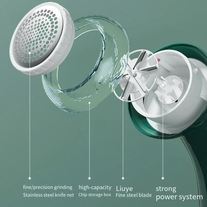 Electric Fuzz Remover, Handy Lint Remover For Cloth, Rechargeable Clothes Fabric Shaver, Clothing Deball Remover, Automatic Fuzz Remover For Clothes, Detachable Lint Catcher