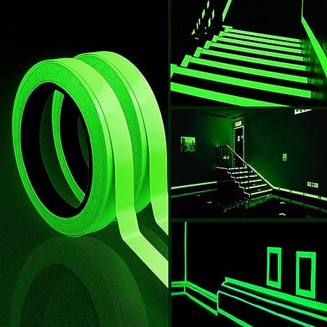 Dark Glowing Tape, Self-adhesive Luminous Tape, Glow In The Dark Tape, Green Luminous Tape, Decorative Fluorescent Tape, Dark Sticker Tape, Night Self Adhesive Glow Tape
